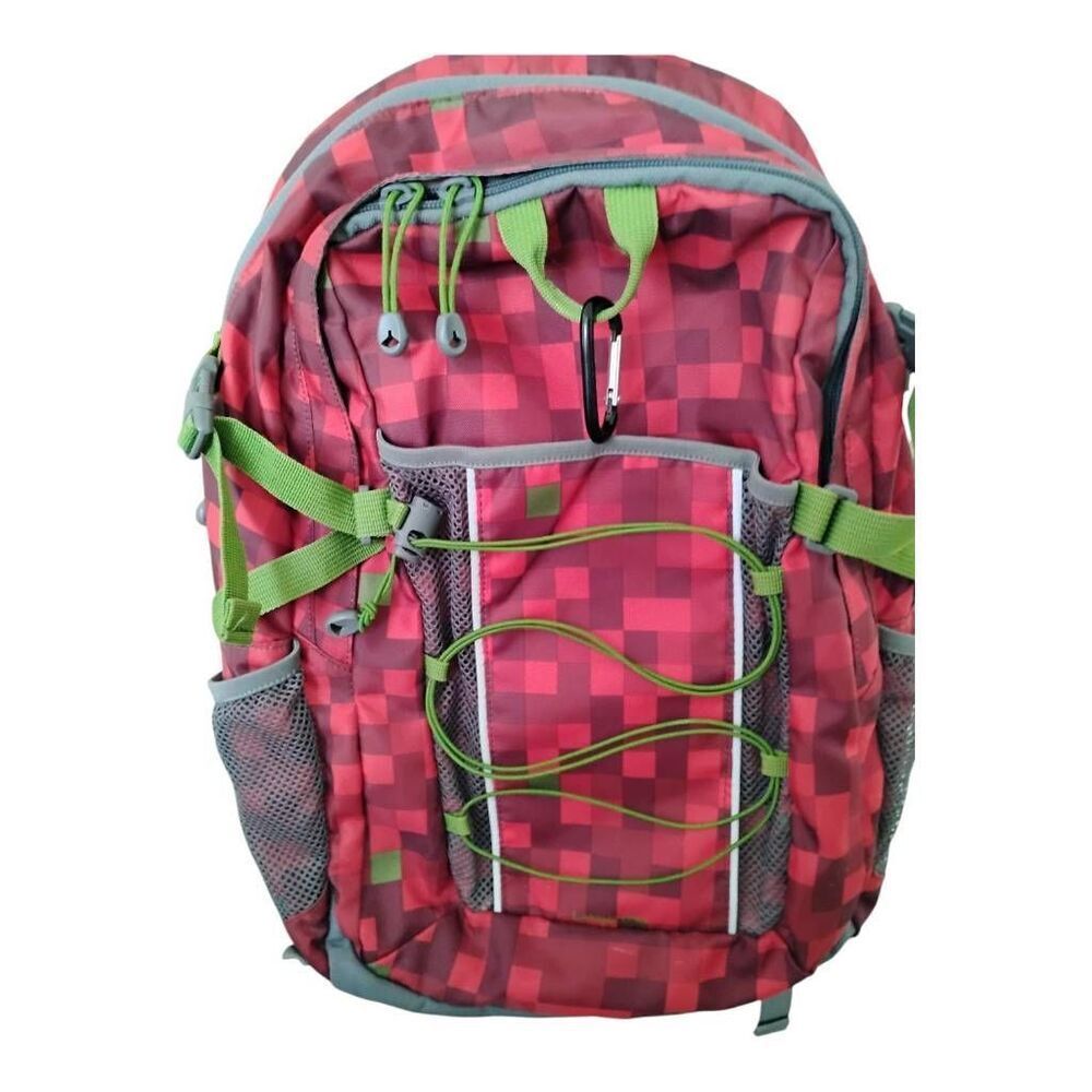 Lands End Kids Abstract Red Backpack
